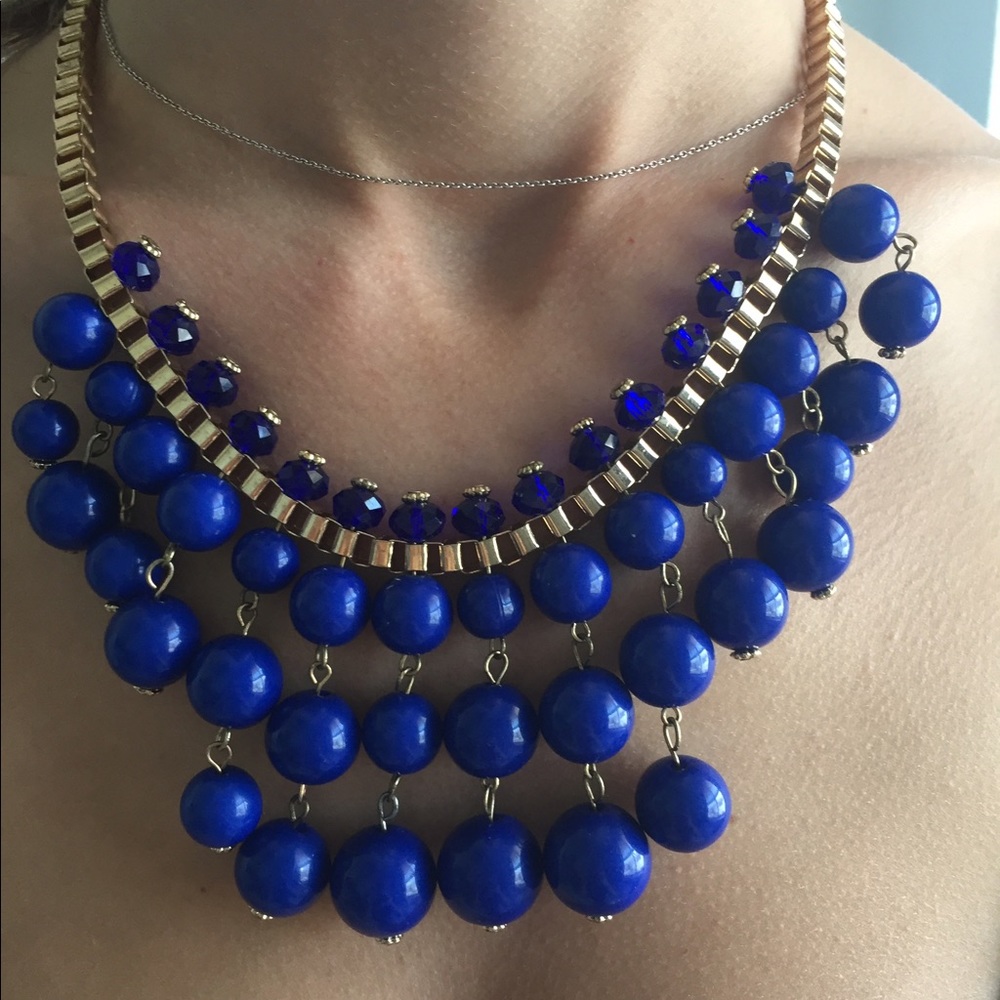 Blue Bubble necklace
