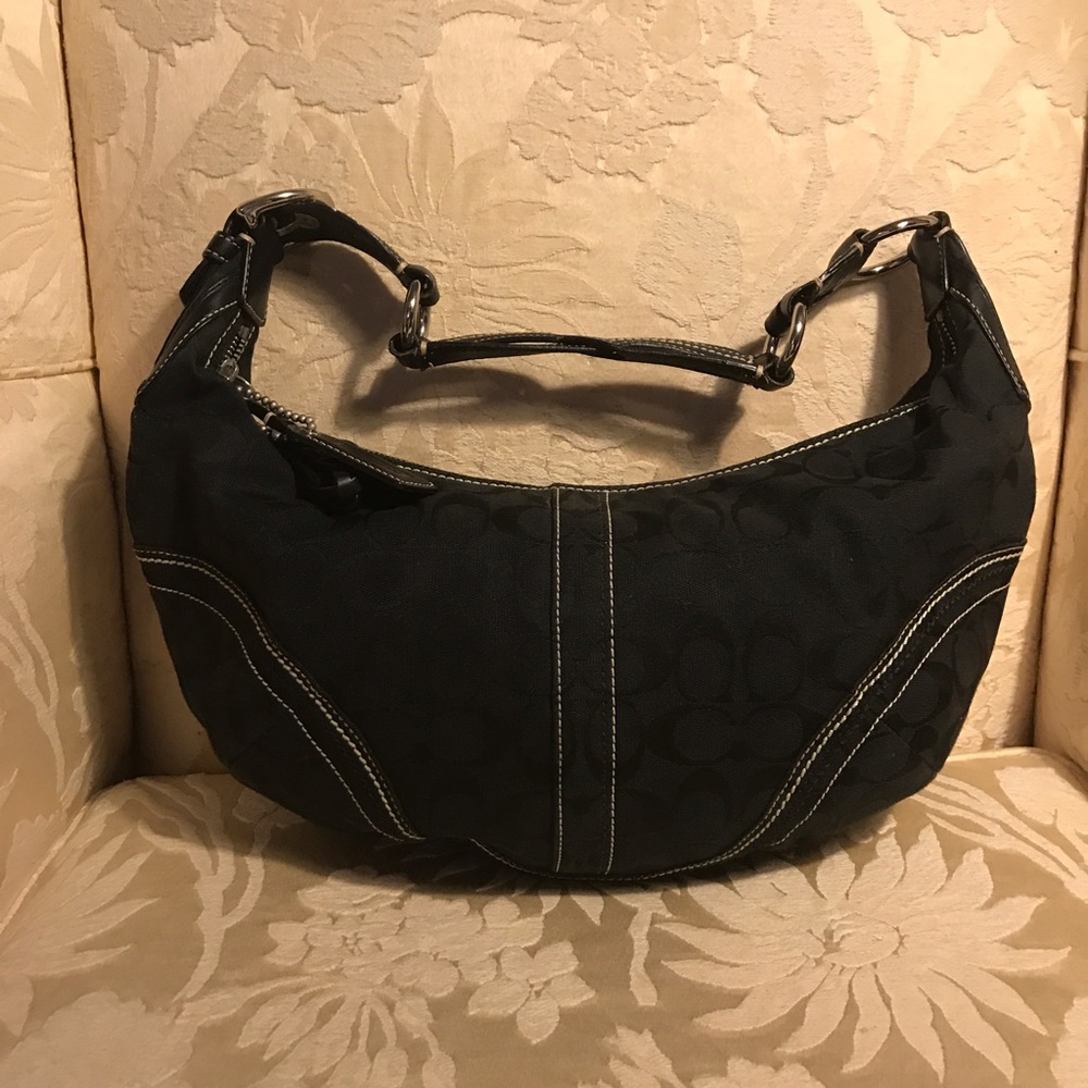 Black Coach Shoulder Bag