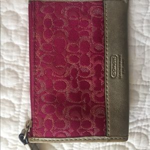 AUTHENTIC Coach ID/card holder
