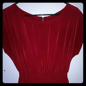 Red A Frame Dress
