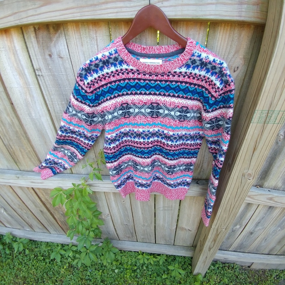 French Connection Fair Isle Sweater - Picture 2 of 5
