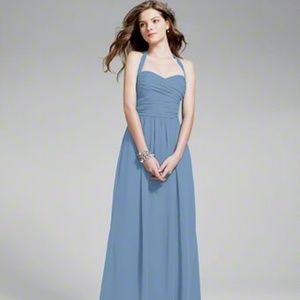 Elegant Blue Halter. Alfred Angelo size 4