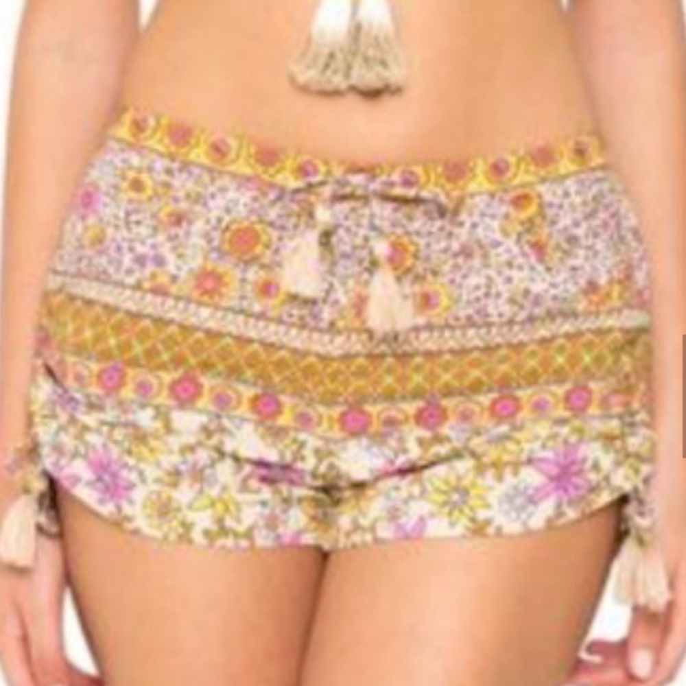 Spell Designs Boho Blossom Safron Shorts Sz S