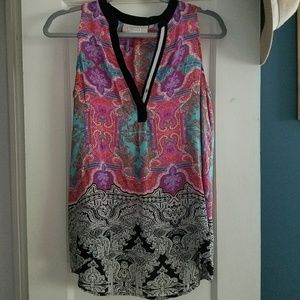 Anthropologie Patterned Tank