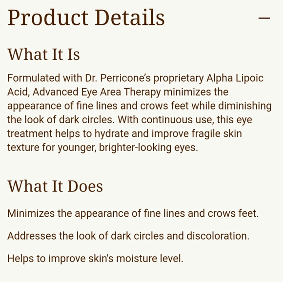 Perricone MD | Advanced Eye Area Therapy BRAND NEW - Picture 5 of 8