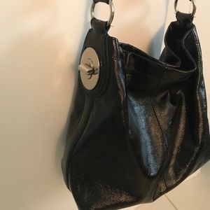 Coach Patent Leather Hobo Bag