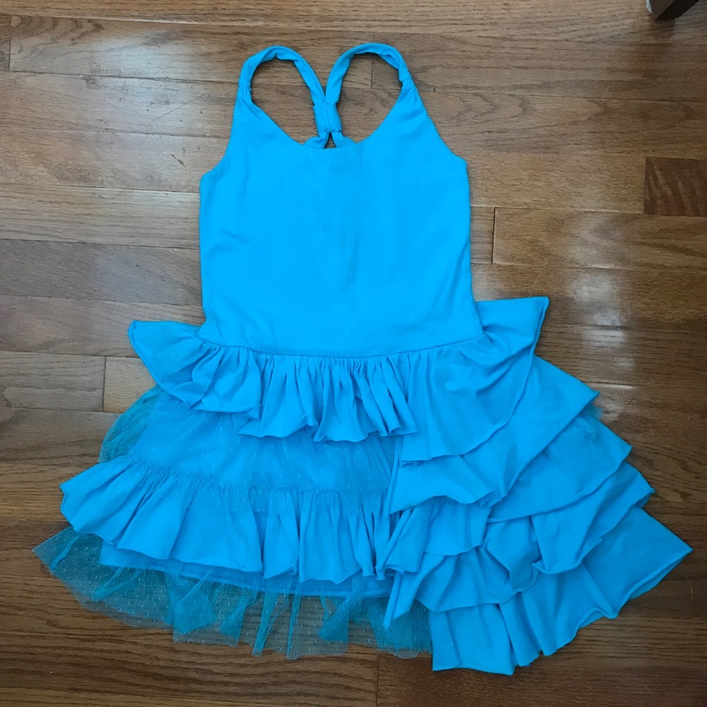 Chasing Fireflies sz 6 blue tulle dress