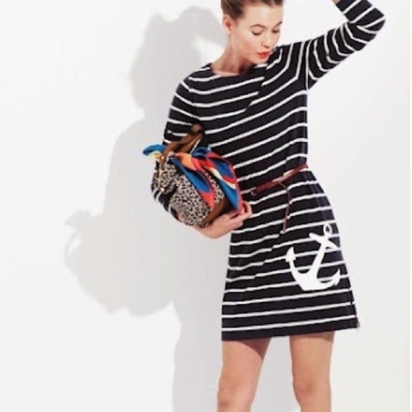 J. Crew Dresses & Skirts - J. Crew Maritime Anchor Dress Sz S