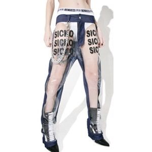 👊🏼 Dollskill Sicko Cartel Seethrough Denim 👊🏼