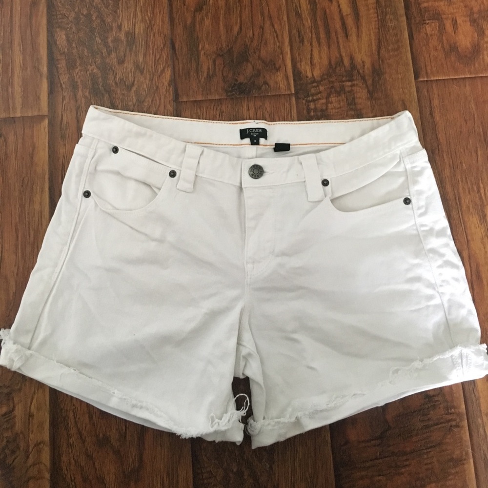 JCrew White Shorts. Size 10.
