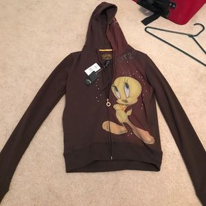 Tweety lot 29 zip up jacket