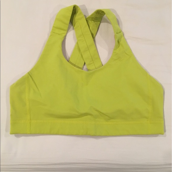 lululemon athletica Other - Lululemon sports bra in neon yellow!