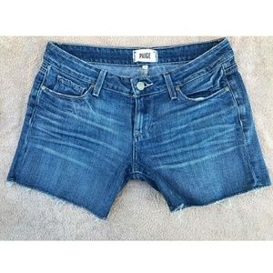 Paige Jeans Denim Jimmy Jimmy Shorts Sz 27 EUC