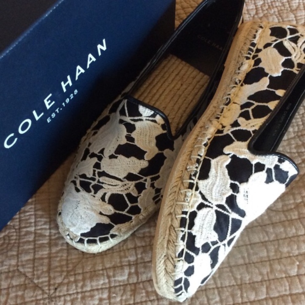 NEW Cole Haan Lace Espadrilles