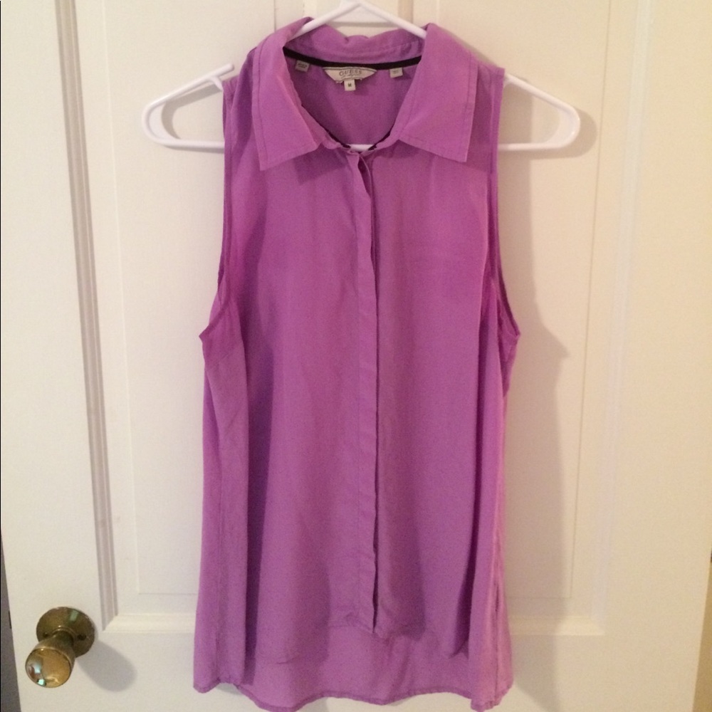 GUESS light weight, lavender blouse