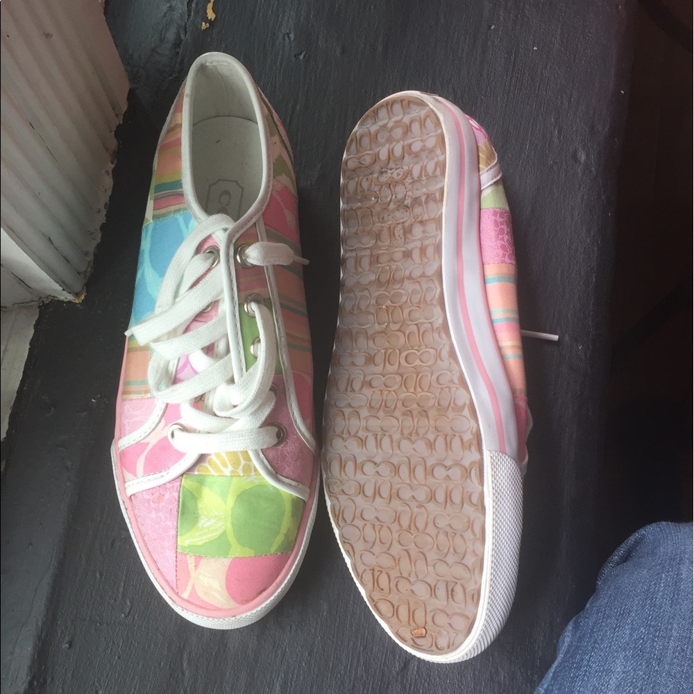 Multicolor Coach Sneakers 👟