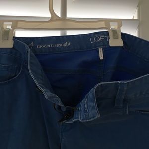 LOFT Brand Blue Skinny Jeans
