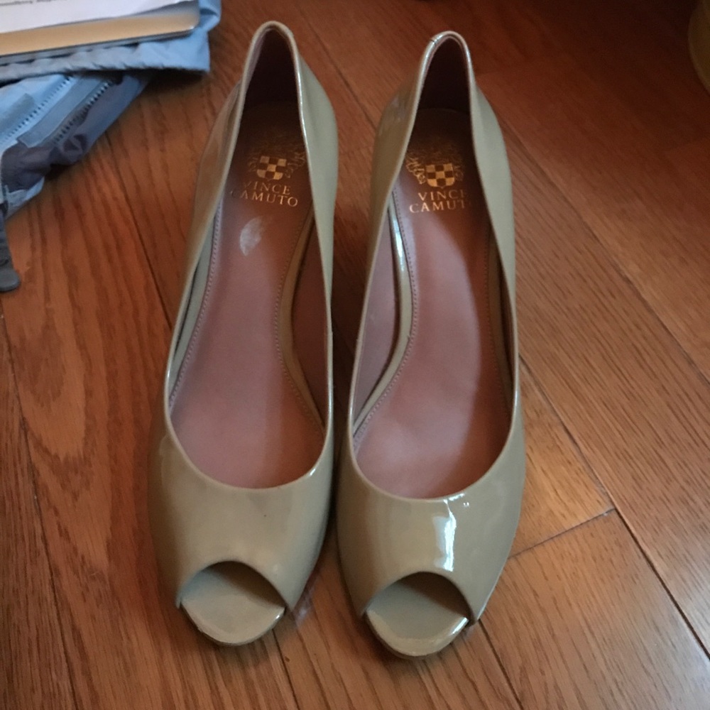 Nude high heels