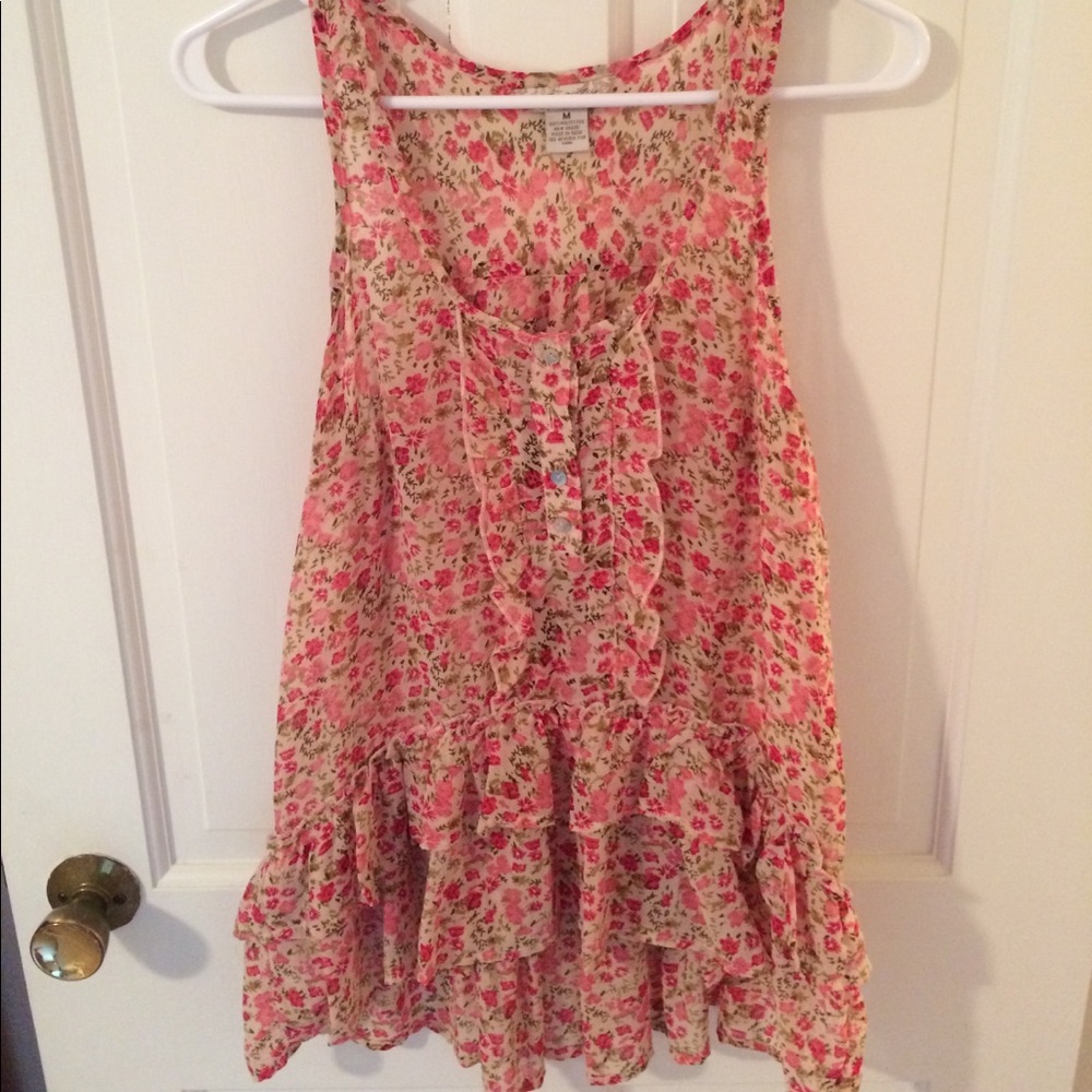 Fun, Floral print tank top