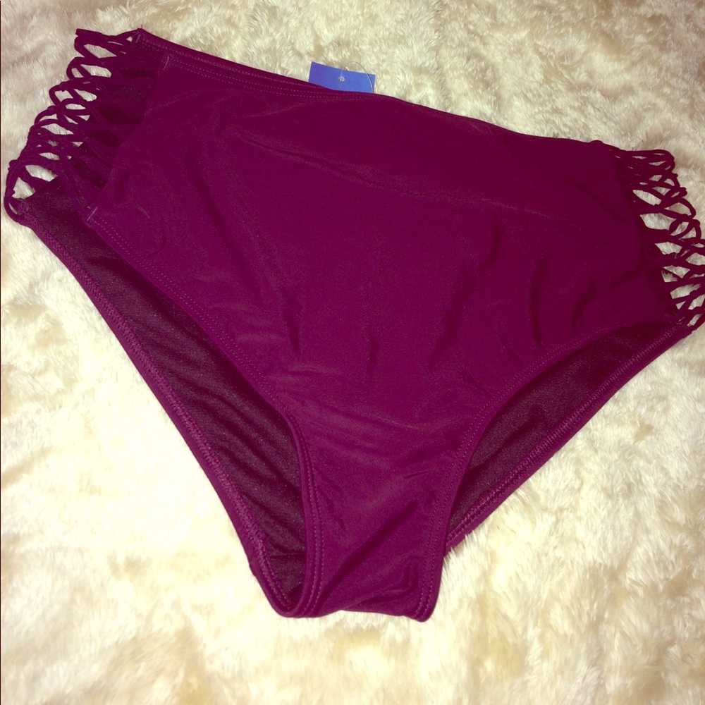 RueBlue high waisted bikini bottoms