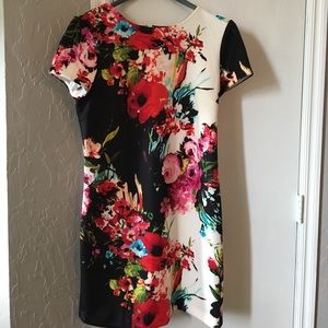 Vibrant and Stunning Floral Sheath Dress