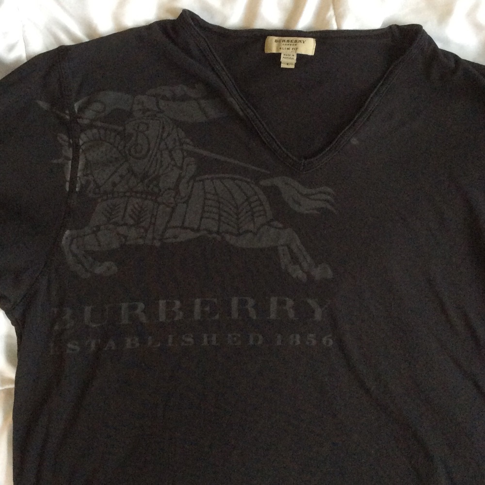 Distressed Burberry Tee