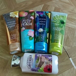 Lot of 5 bath and body works products