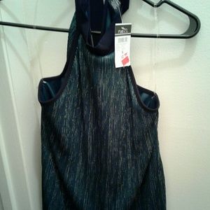 Green halter top