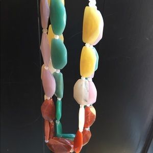 Anthropologie pretty prattle beaded necklace