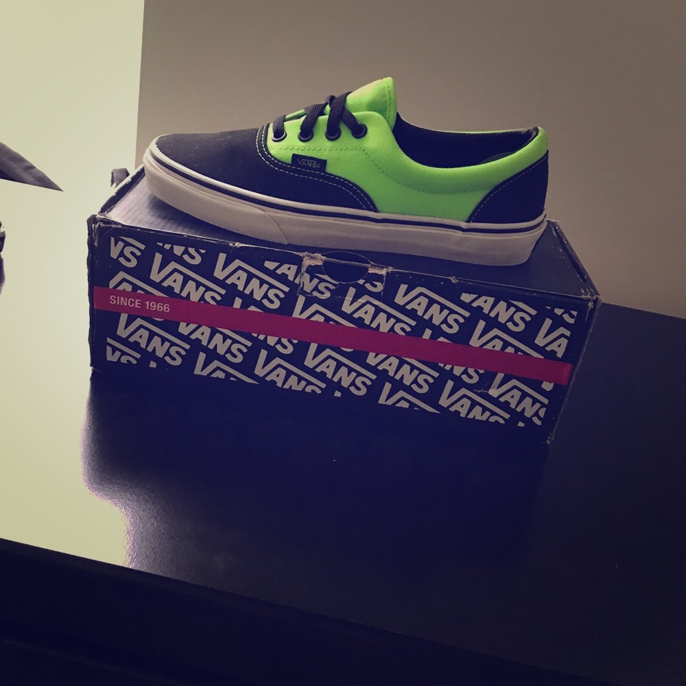 Neon green Vans