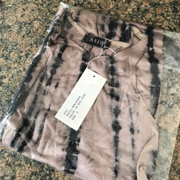 Tie Dye Mini Dress - Picture 3 of 3