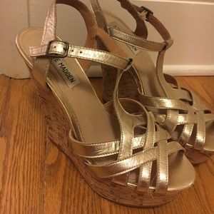 Steve Madden Cork Wedges