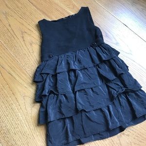 Crewcuts Black tiered dress