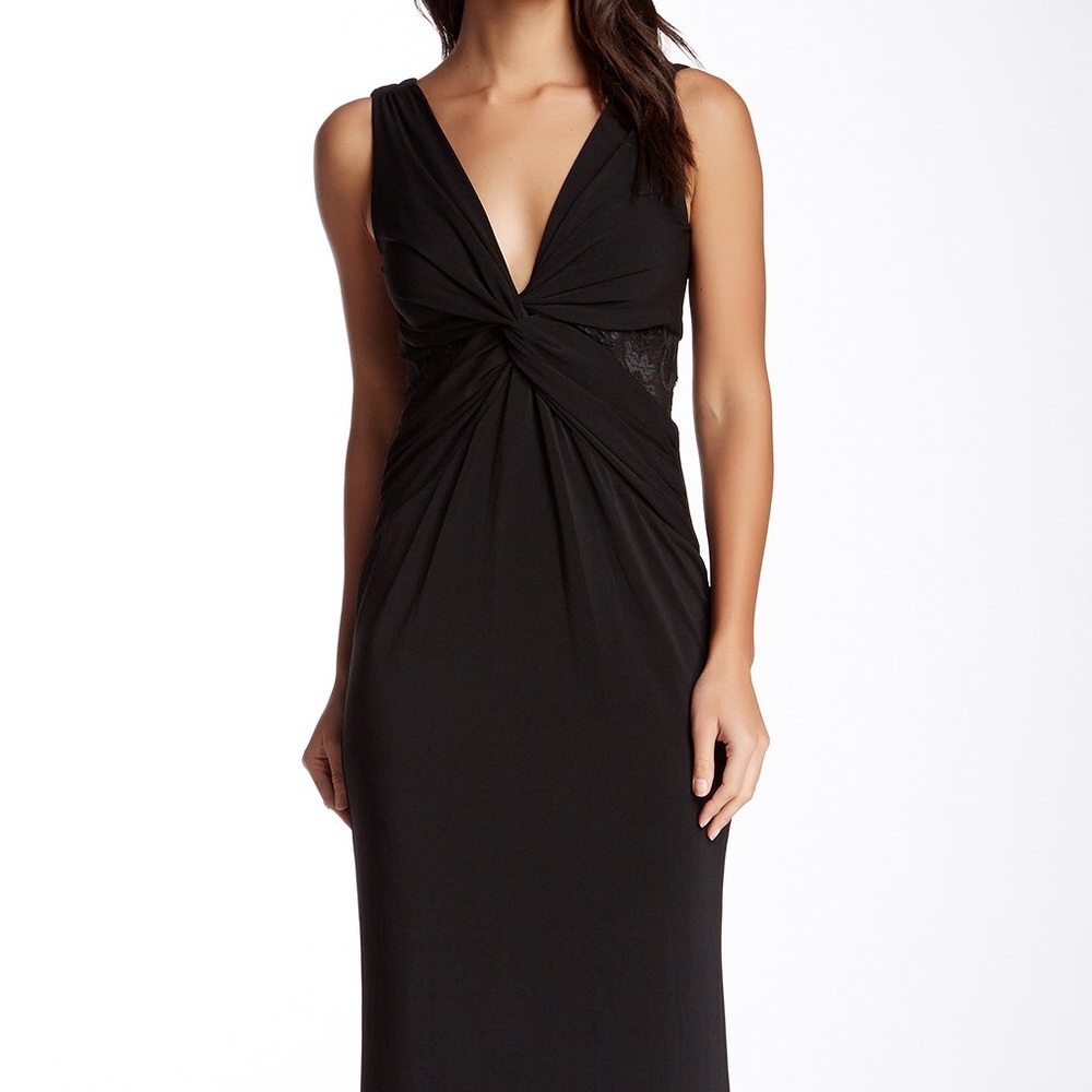 Long black evening dress - New with tags