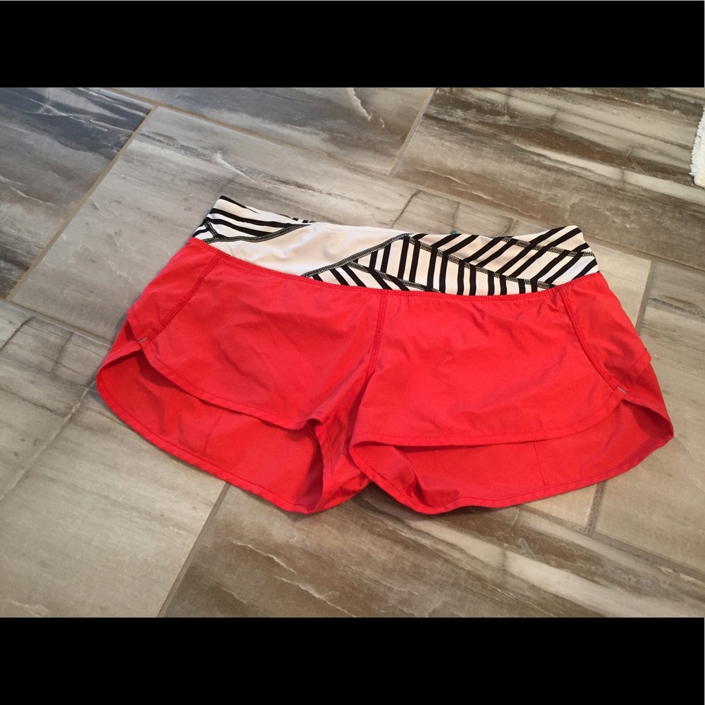 Lululemon speed shorts size 8
