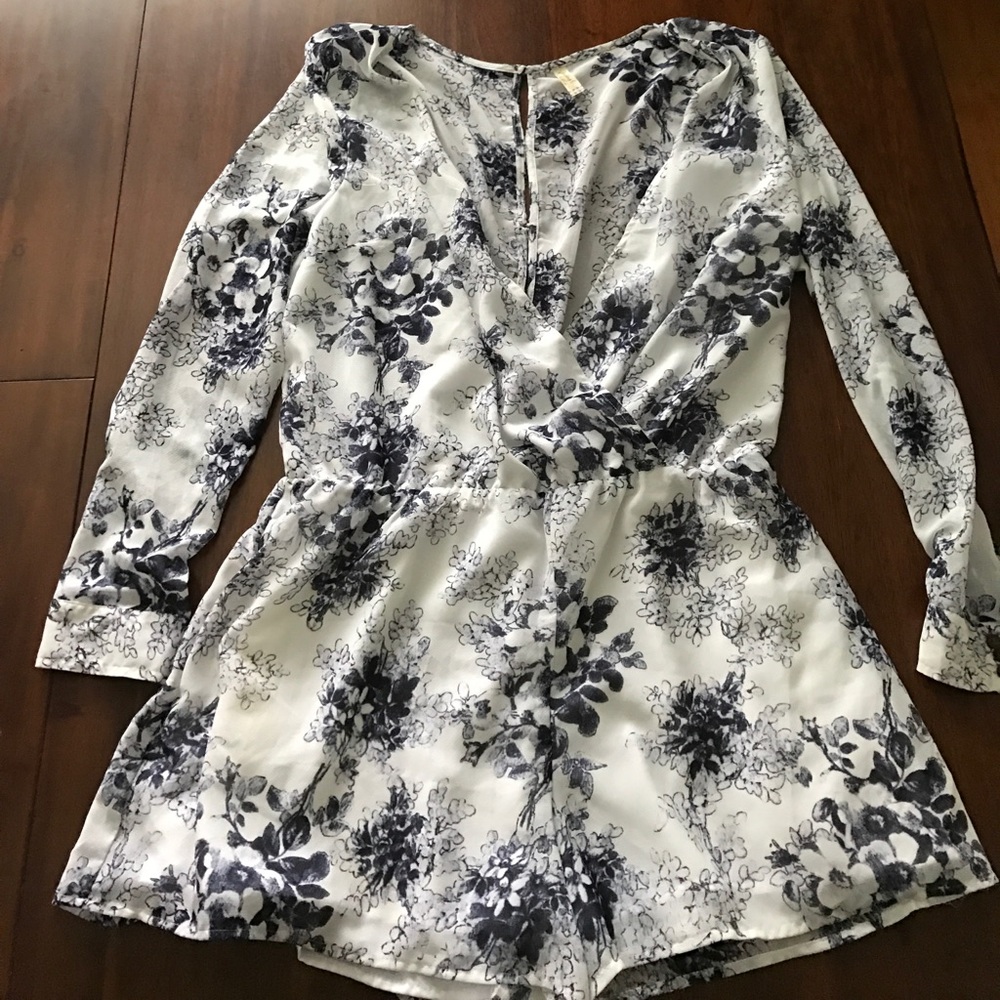 Free people floral romper