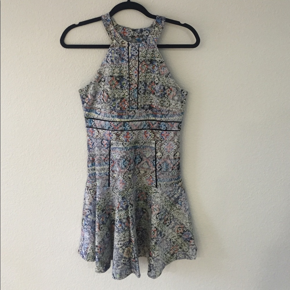 Parker mini printed dress