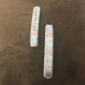 Colorful paisley rubber Fitbit Alta band