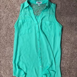 Button up flowy tank from Express. Never worn