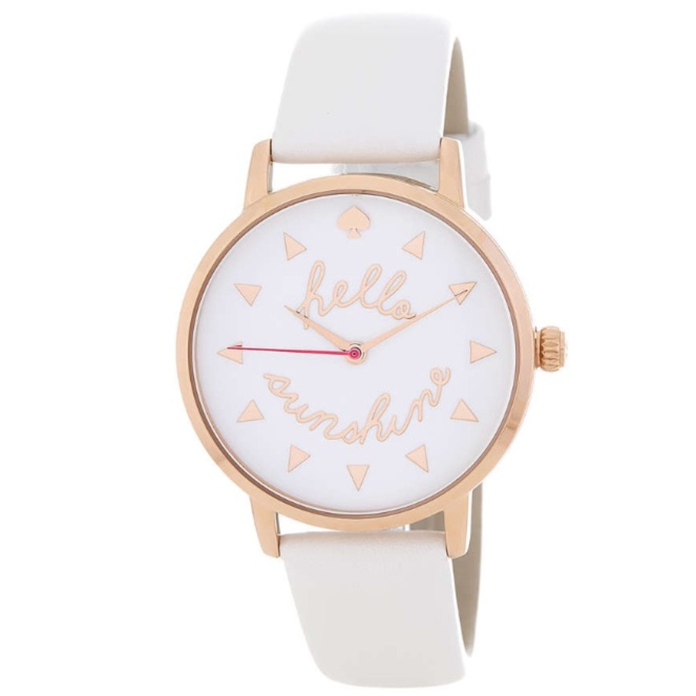 Kate Spade Metro Hello Sunshine White & Rose Watch