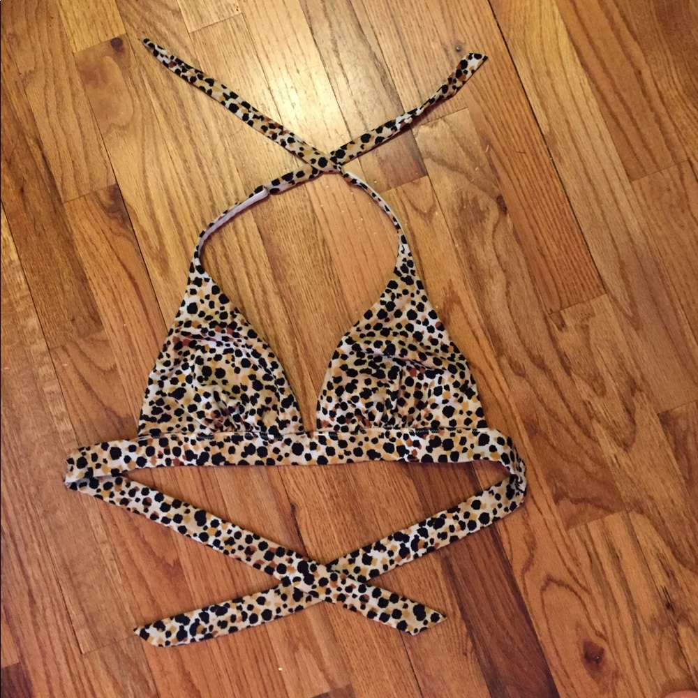 Victoria's Secret Cheetah Print Bikini Top