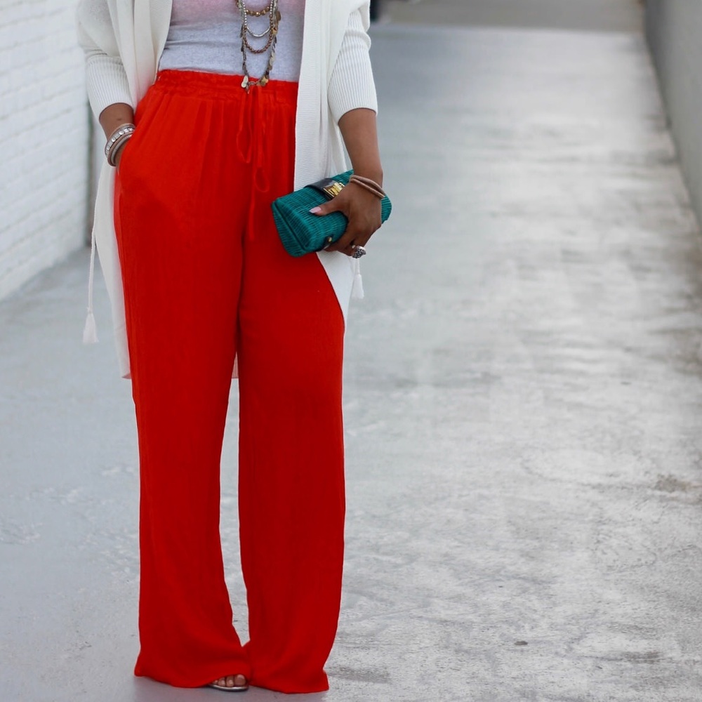 Flowing Palazzo Trousers