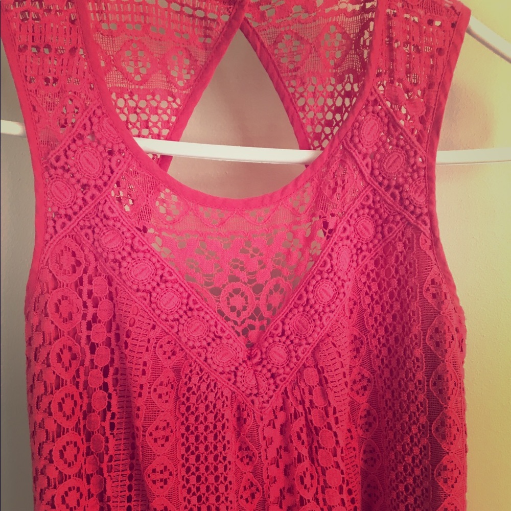 Adorable coral dress!