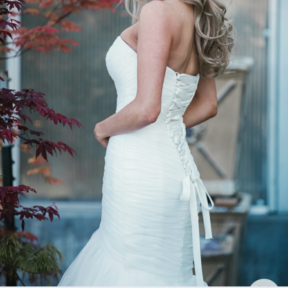 Mermaid morrilee wedding dress.