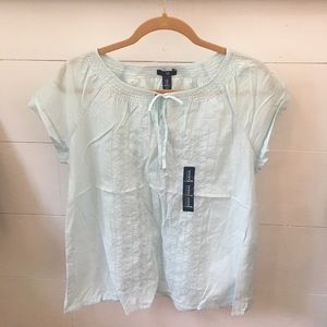 NWT Gap light blue shirt