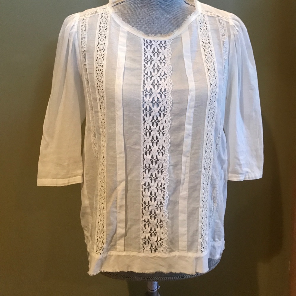 White maje blouse