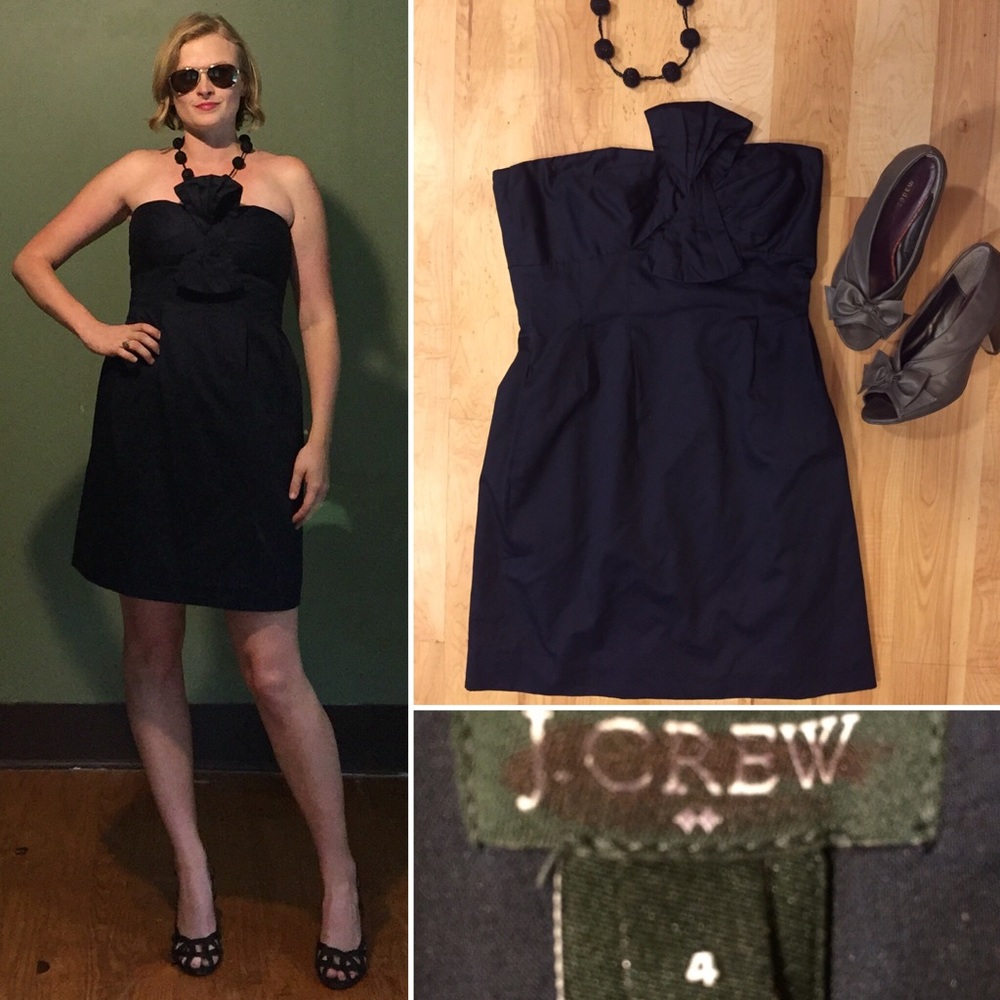 J.Crew Midnight Blue Dress Size 4