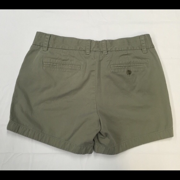 J. Crew Olive Green Chino Shorts - Picture 2 of 3