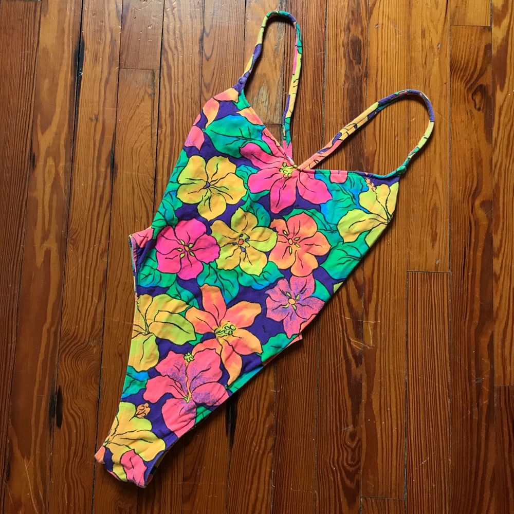 Vintage floral BODYSUIT