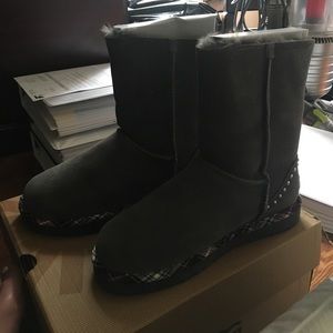Gray Short Ugg Boots